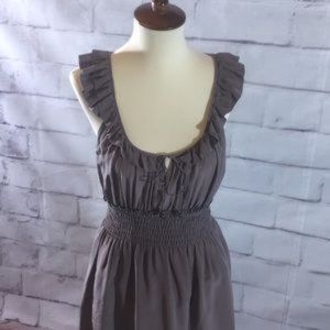 Anthropologie Floreat Bungalow Gables Silk Dress